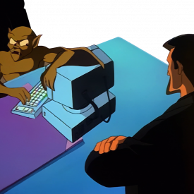 Lexington and David Xanatos